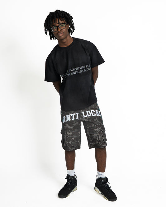 Black Camo Shorts