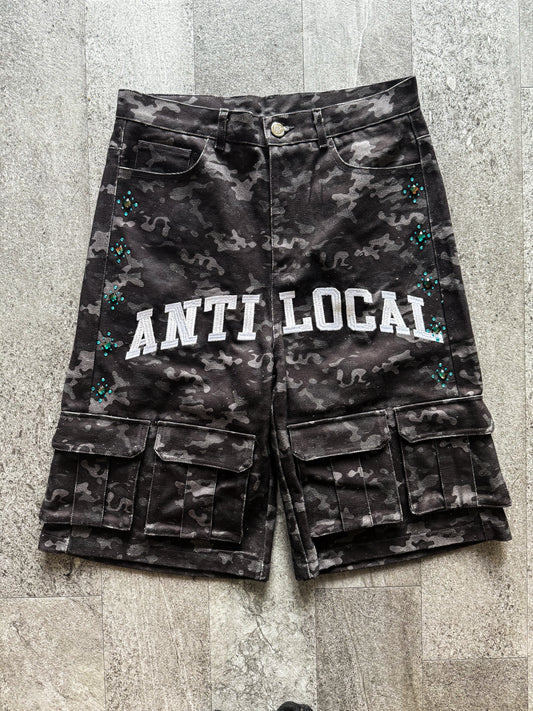 Black Camo Shorts